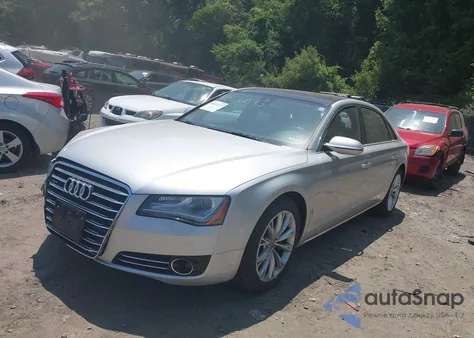 2011 Audi A8 L 4.2 из США, поврежденный, VIN WAURVAFD4BN019033